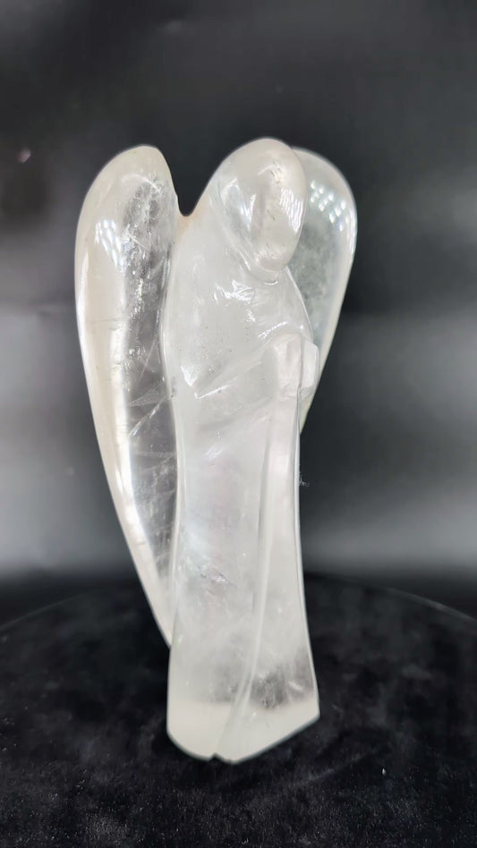 Clear Quartz Angel Carving 628g 160mm alternate view