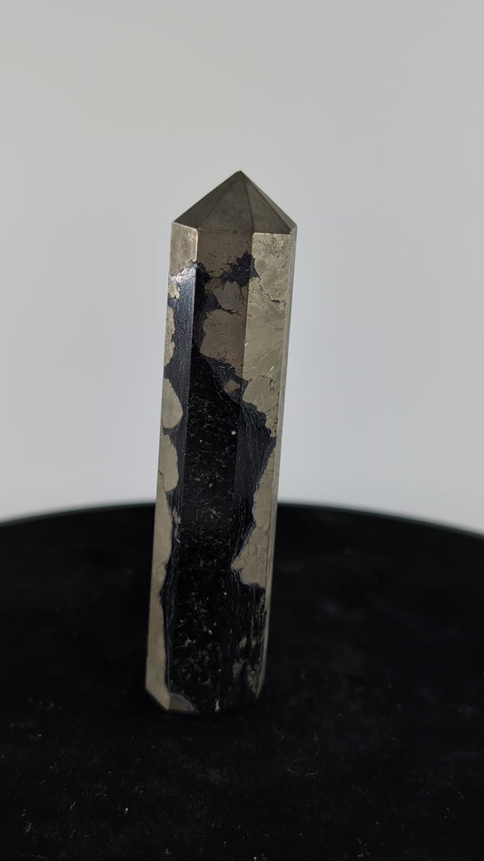 Pyrite 131g Crystal Tower alternate view