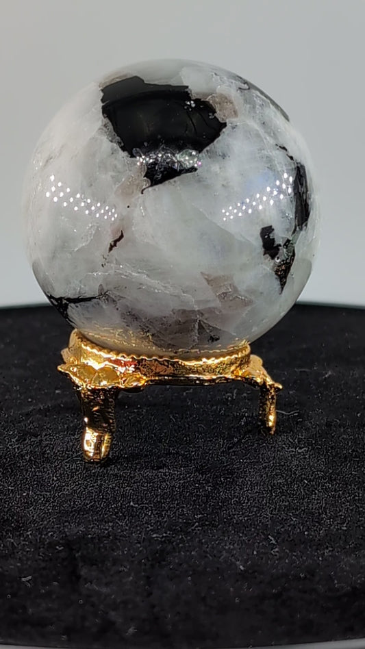 Rainbow Moonstone Sphere 200g alternate view