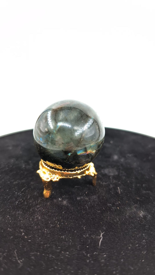 Labradorite Sphere 116g alternate view