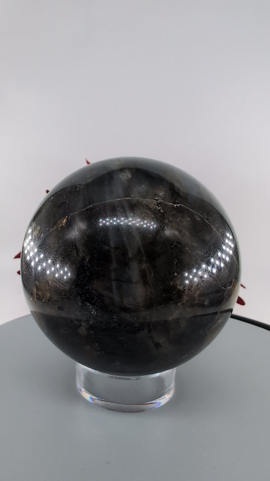 Labradorite Flashy Sphere 1017g alternate view