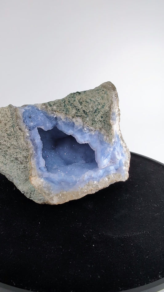 Blue Lace Agate Geode Specimen 487g alternate view