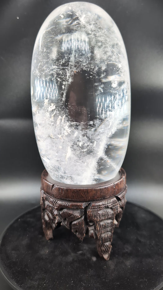 Clear Quartz Shiva Lingam 2668g alternate view