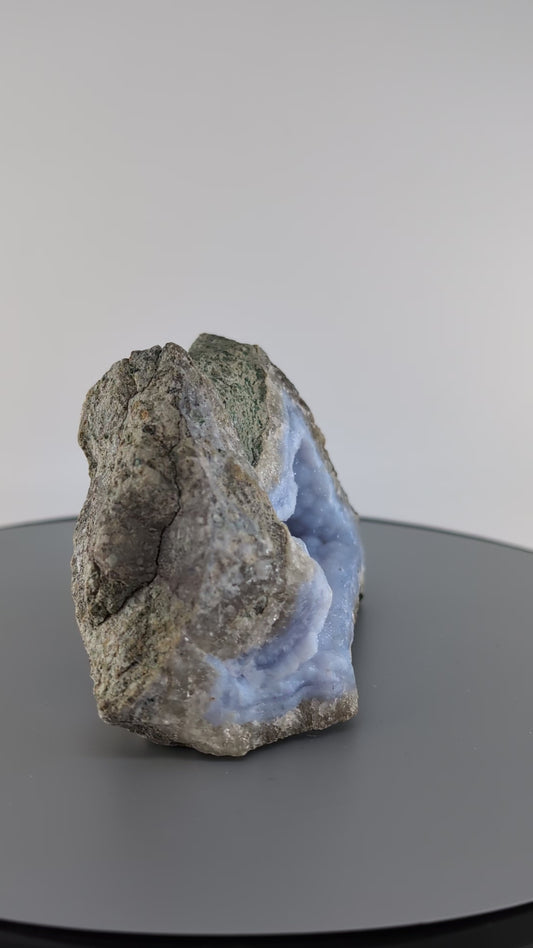 Blue Lace Agate Geode Specimen 344g alternate view