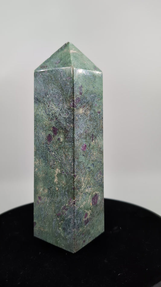 Large Ruby Fuchsite 1090g Crystal Tower alternate view