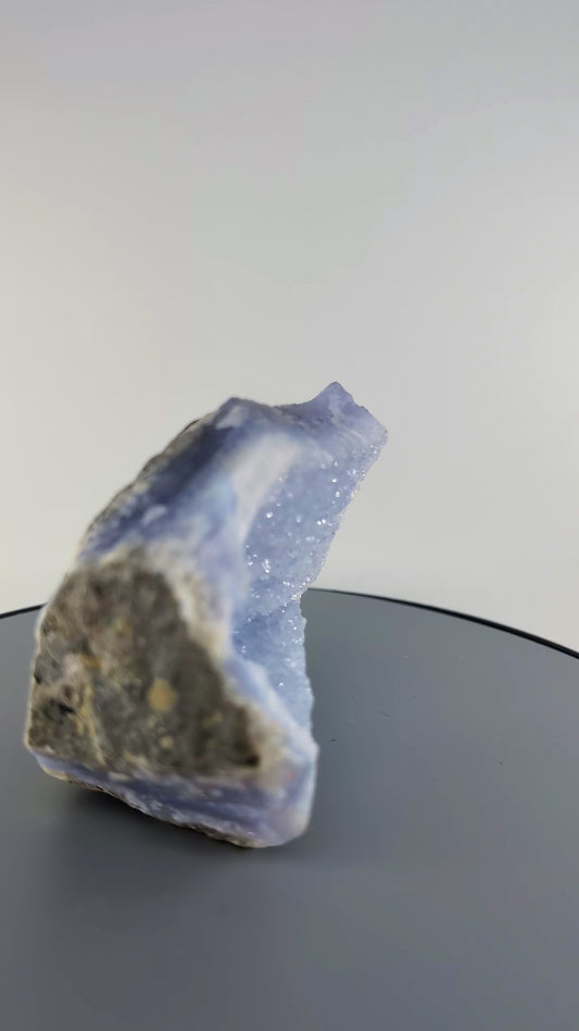 Blue Lace Agate Geode Specimen 439g alternate view