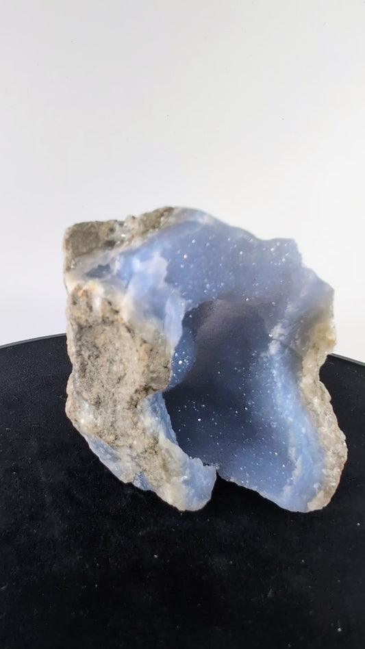 Blue Lace Agate Geode Specimen 248g alternate view