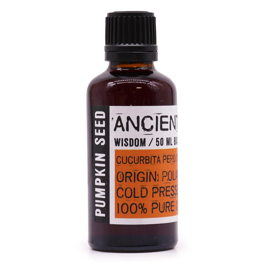 Polished Pumpkin Seed Oil - 50ml featuring natural patterning and unique variations - Luna Panther