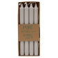 Pure Natural Wax Dinner Candle 25x2.3 - Silver Grey - Luna Panther
