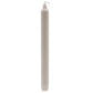 Pure Natural Wax Dinner Candle 25x2.3 - Silver Grey - Luna Panther