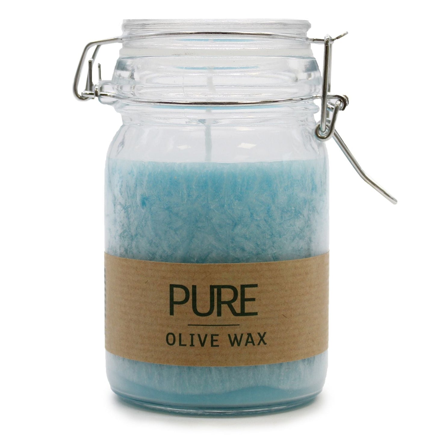 Pure Olive Wax Jar Candle 120x70 - Turquoise - Luna Panther