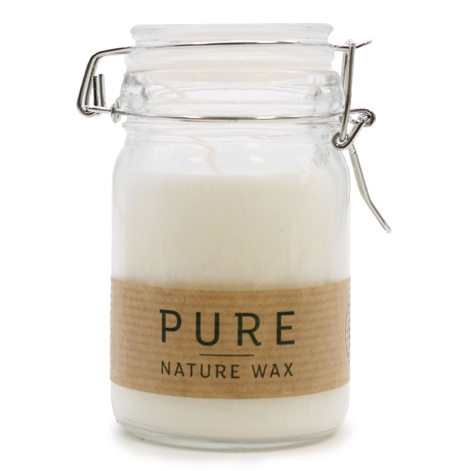 Pure Olive Wax Jar Candle 120x70 - White - Luna Panther
