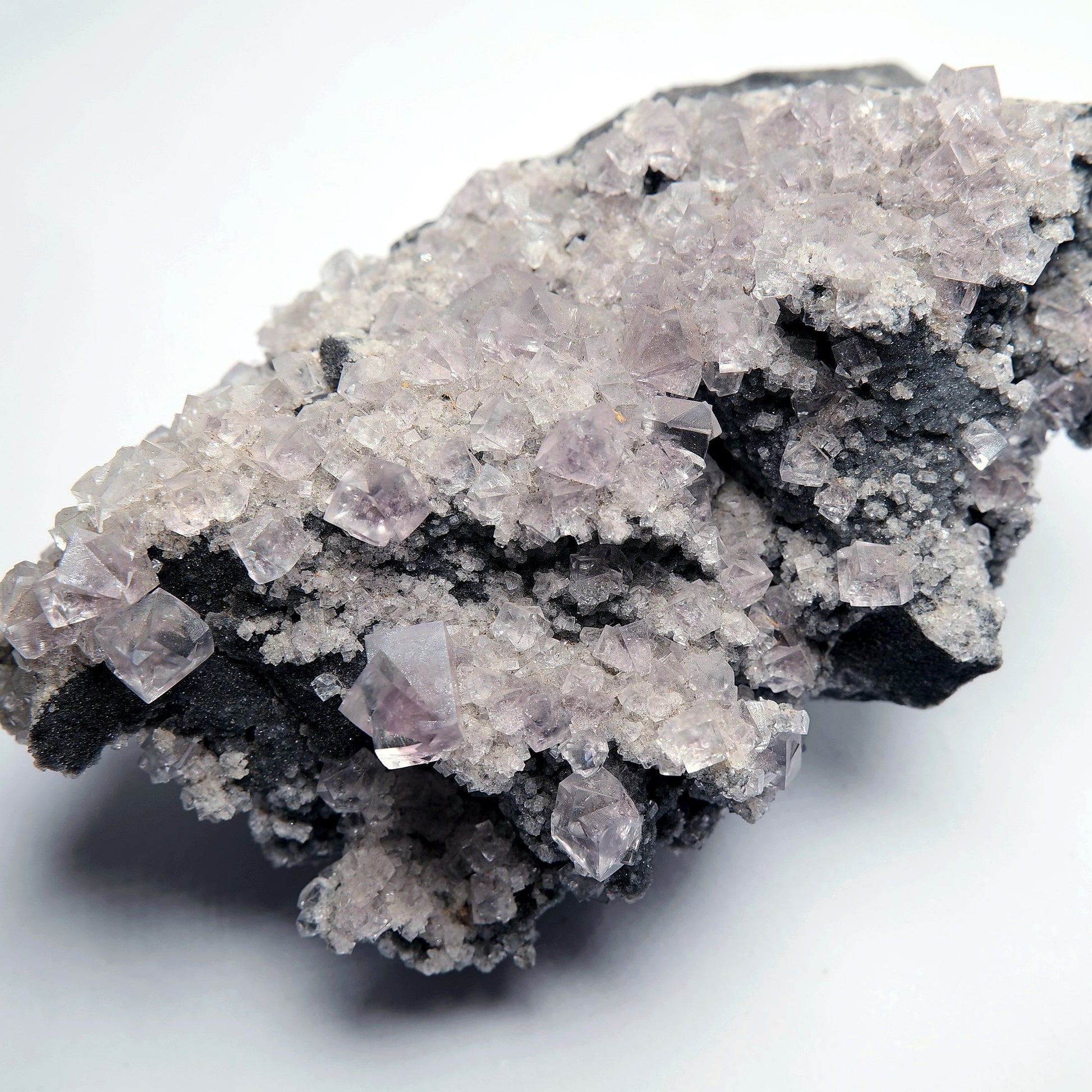 Purple Fluorite on Matrix - 462g - Luna Panther