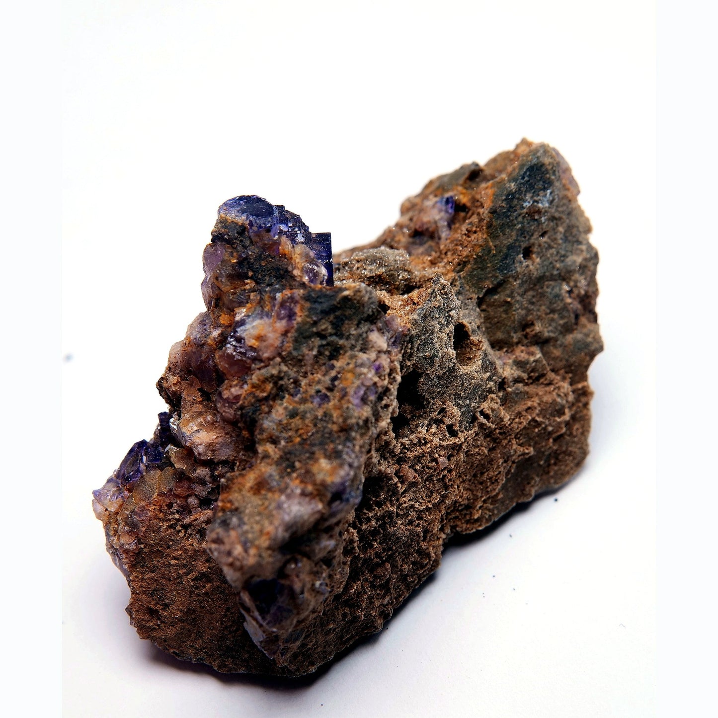 Purple Fluorite on Matrix - 53g - Luna Panther