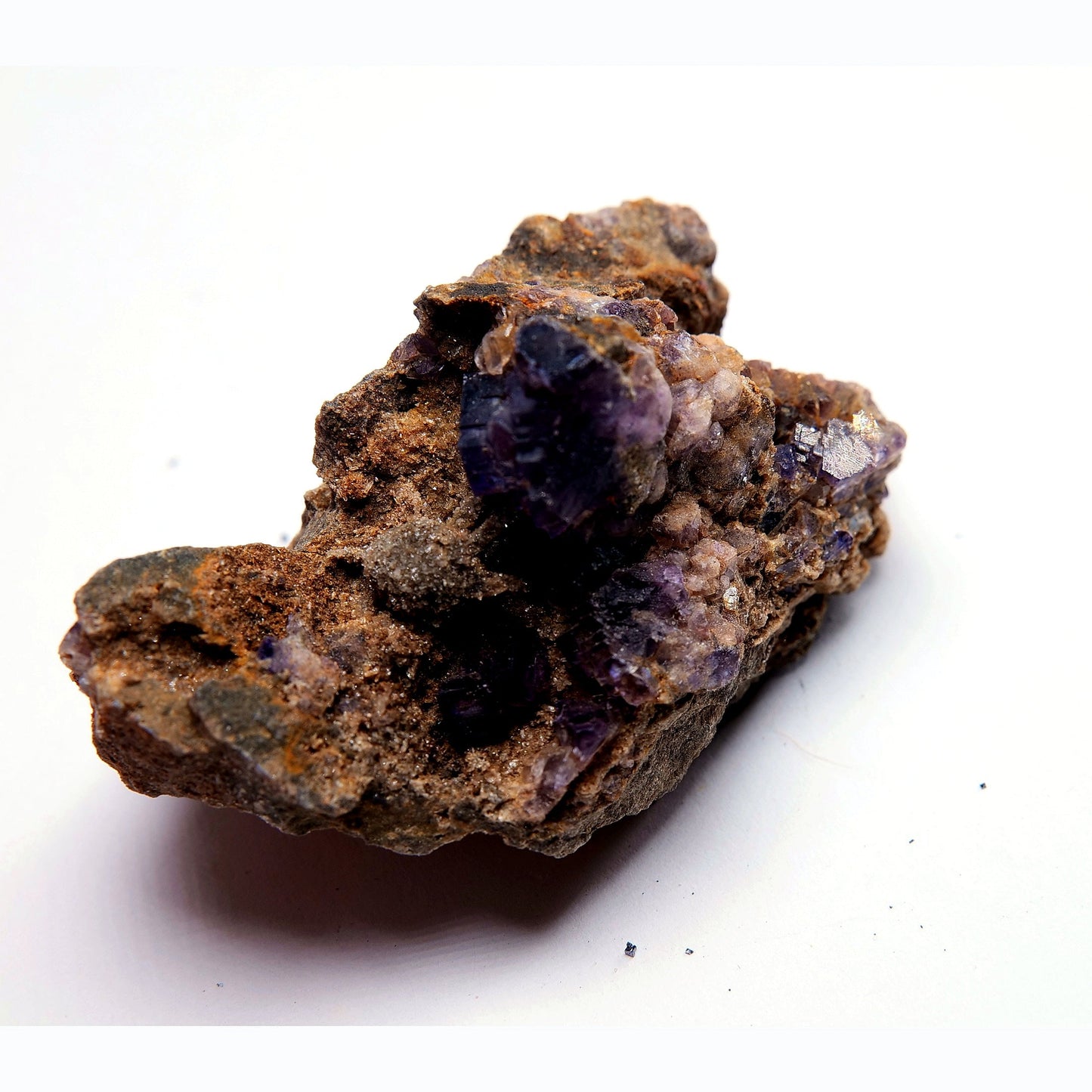 Purple Fluorite on Matrix - 53g - Luna Panther