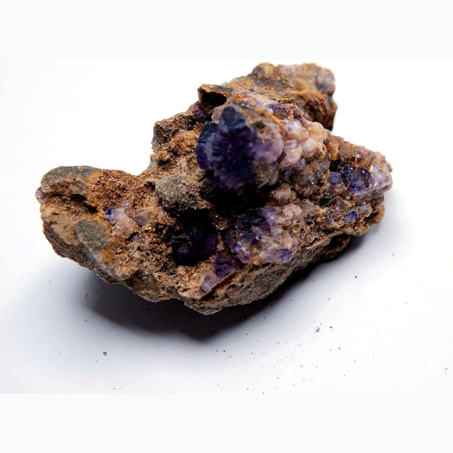 Purple Fluorite on Matrix - 53g - Luna Panther