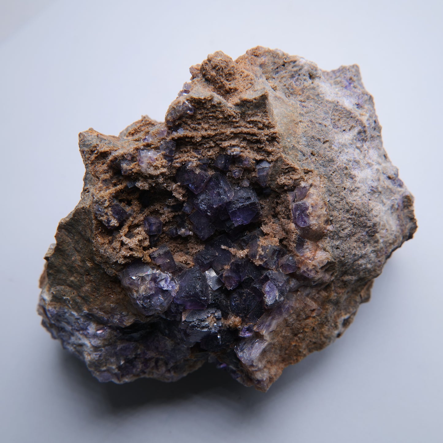 Purple Fluorite on Matrix - 668g