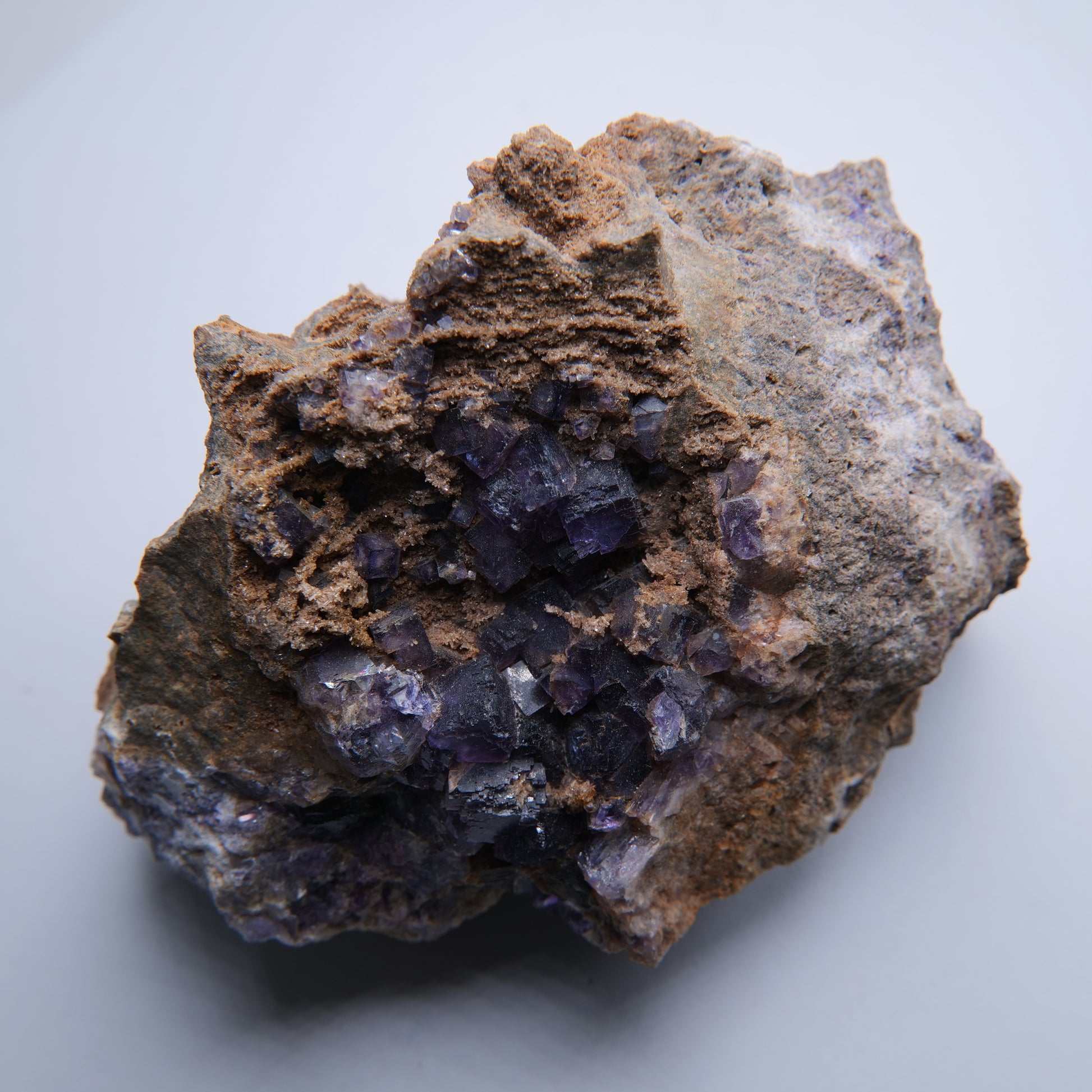 Purple Fluorite on Matrix - 668g