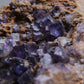 Purple Fluorite on Matrix - 668g
