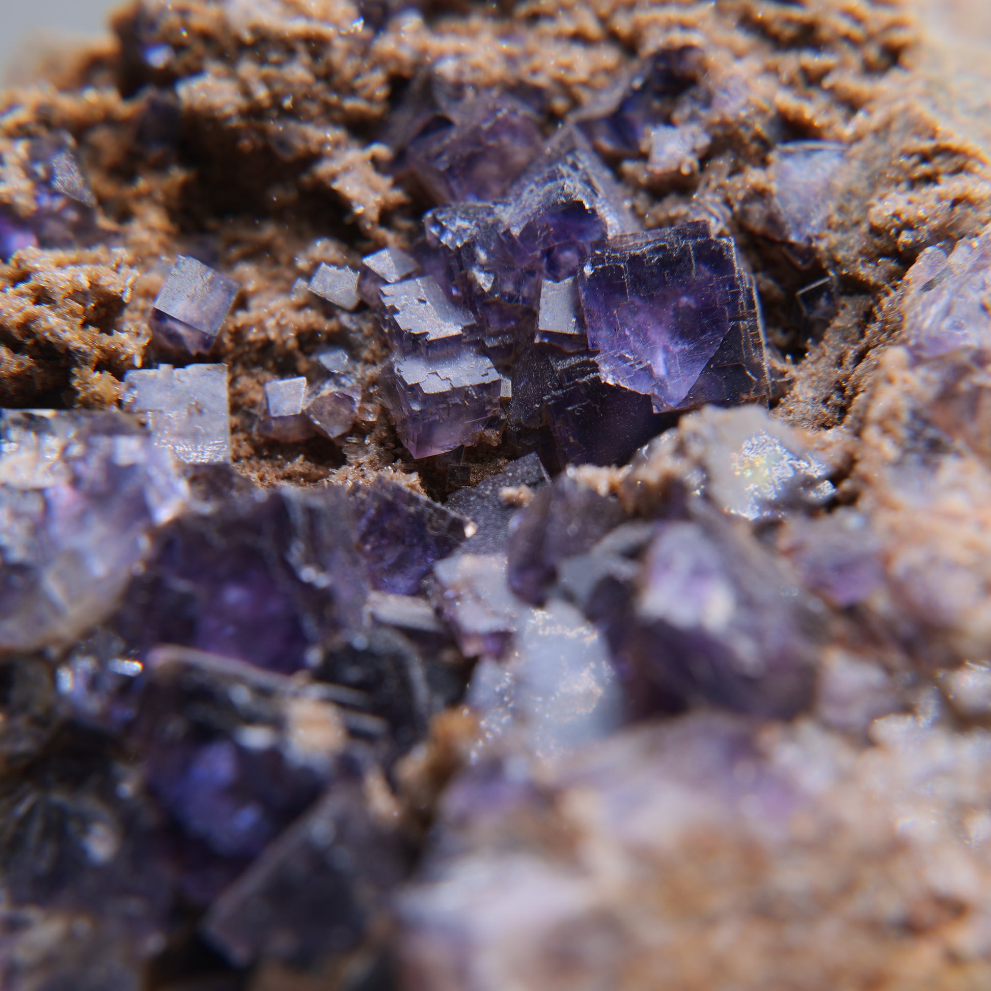 Purple Fluorite on Matrix - 668g