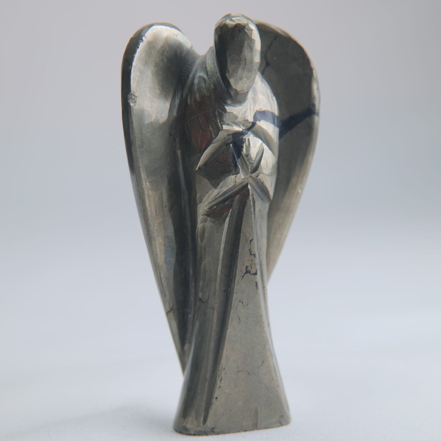 Pyrite Angel Carving 102g 80mm - Luna Panther