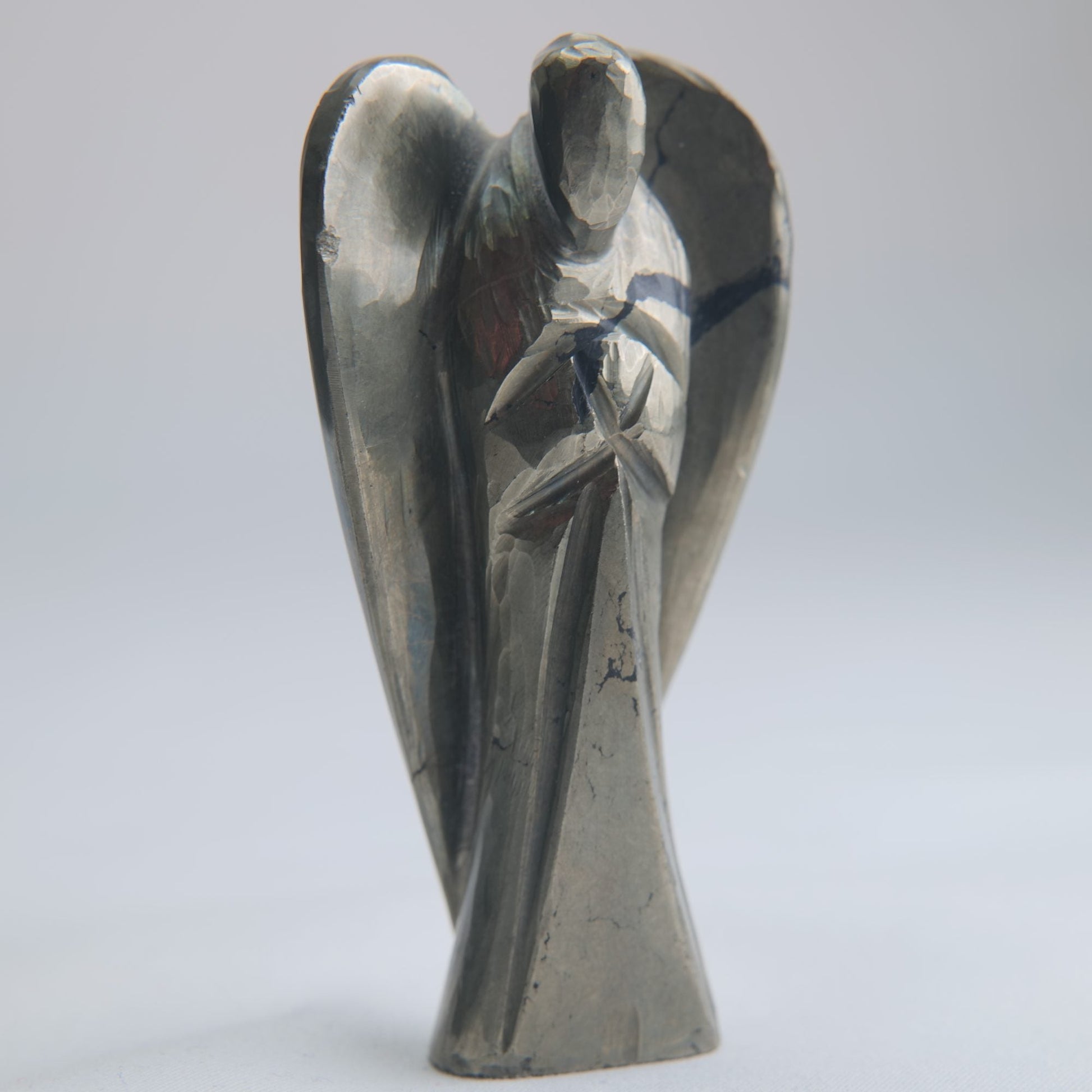 Pyrite Angel Carving 102g 80mm - Luna Panther