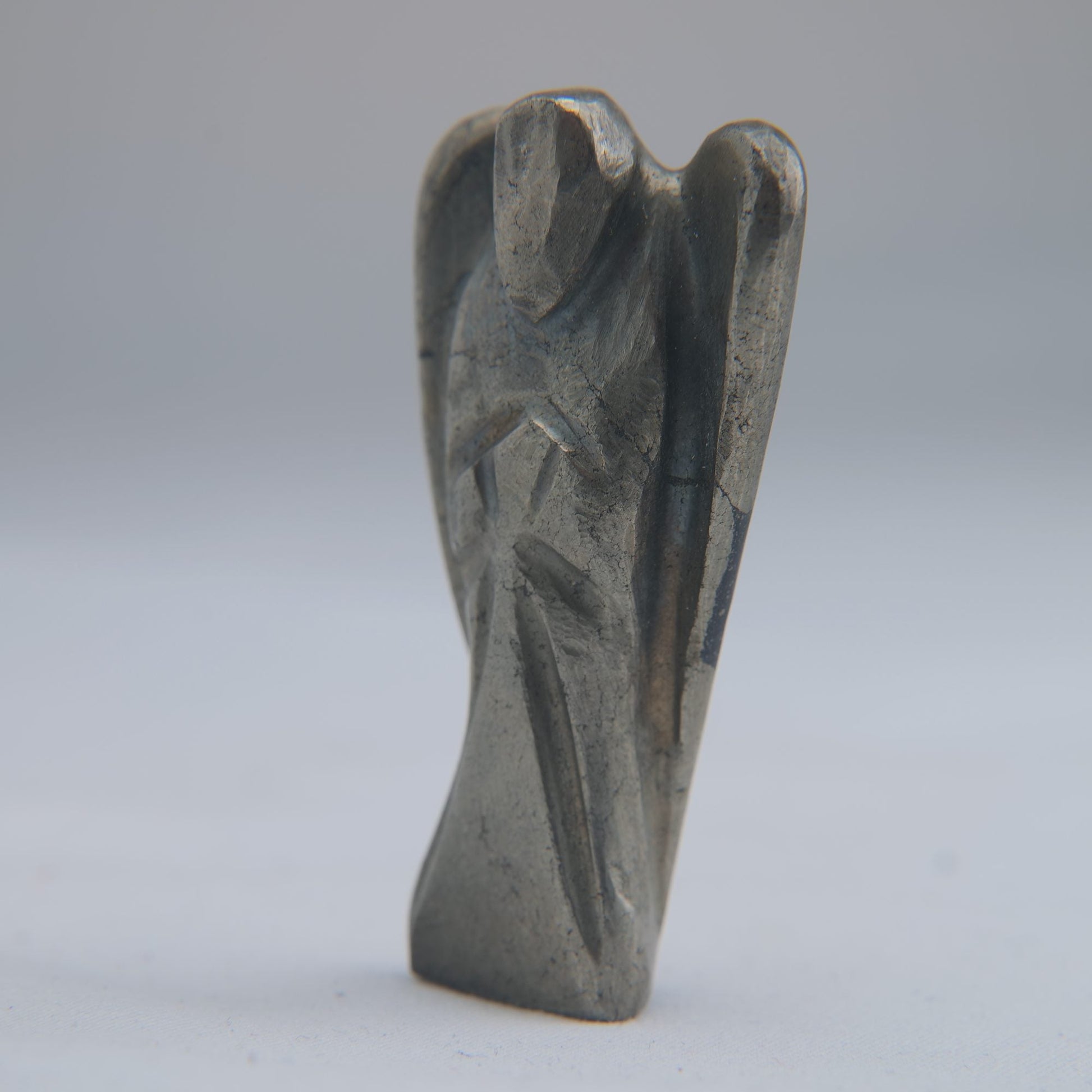 Pyrite Angel Carving 34g 50mm - Luna Panther