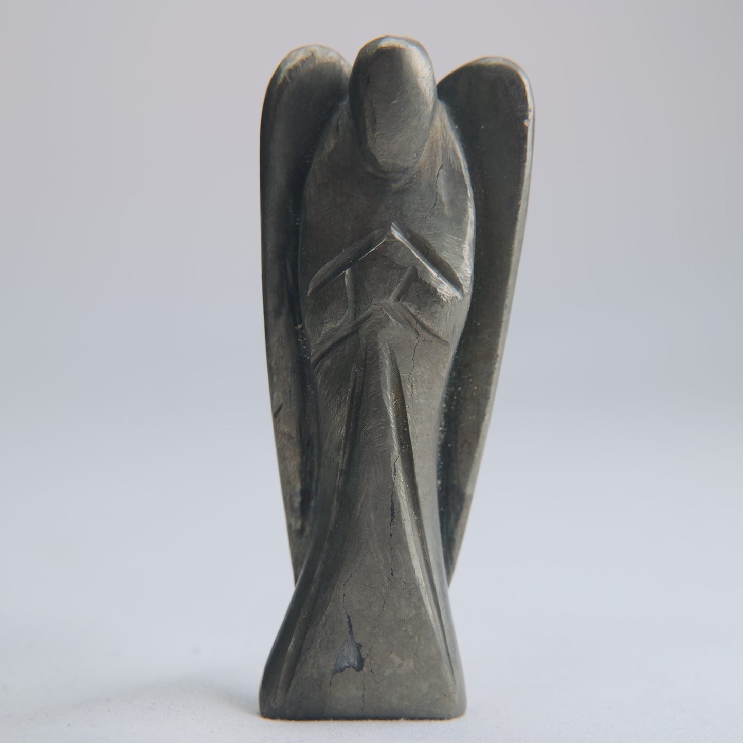 Pyrite Angel Sculpture 91g 80mm - Luna Panther