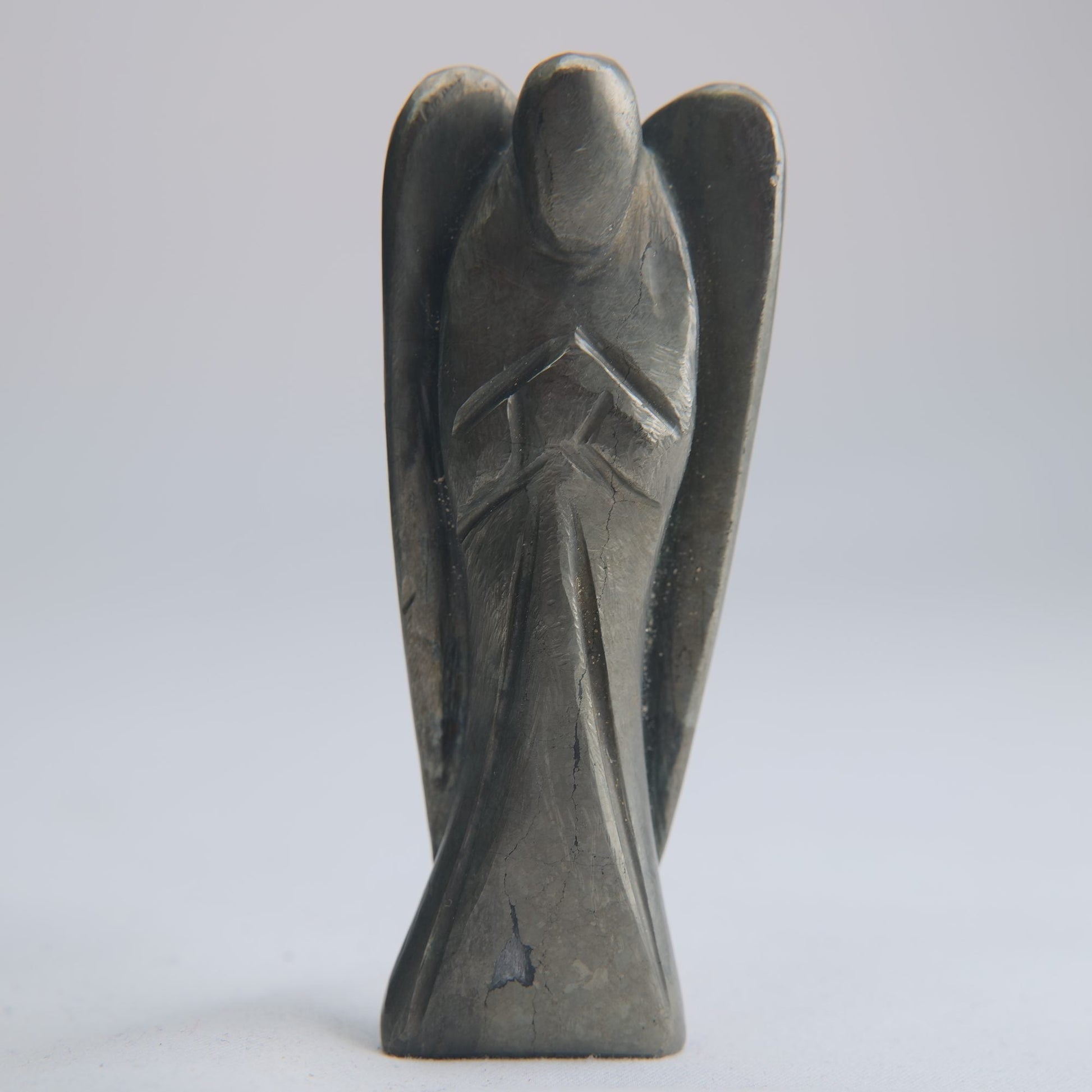 Pyrite Angel Sculpture 91g 80mm - Luna Panther