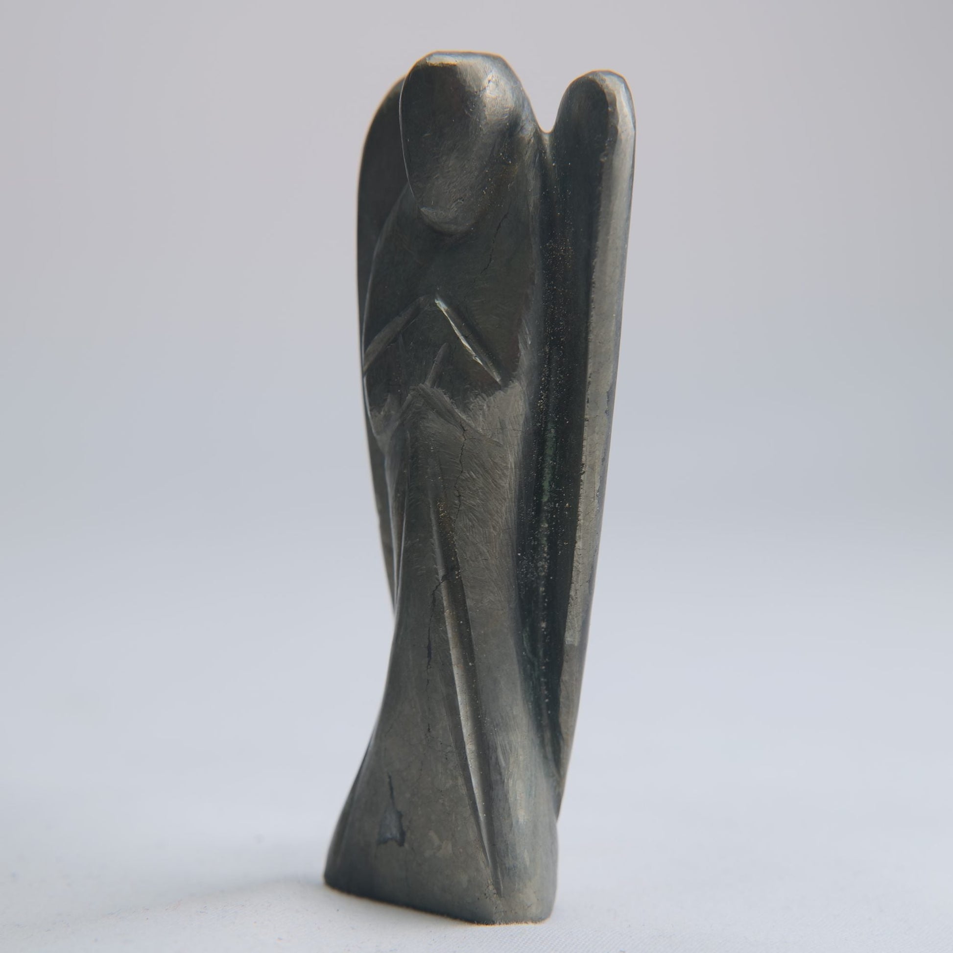 Pyrite Angel Sculpture 91g 80mm - Luna Panther