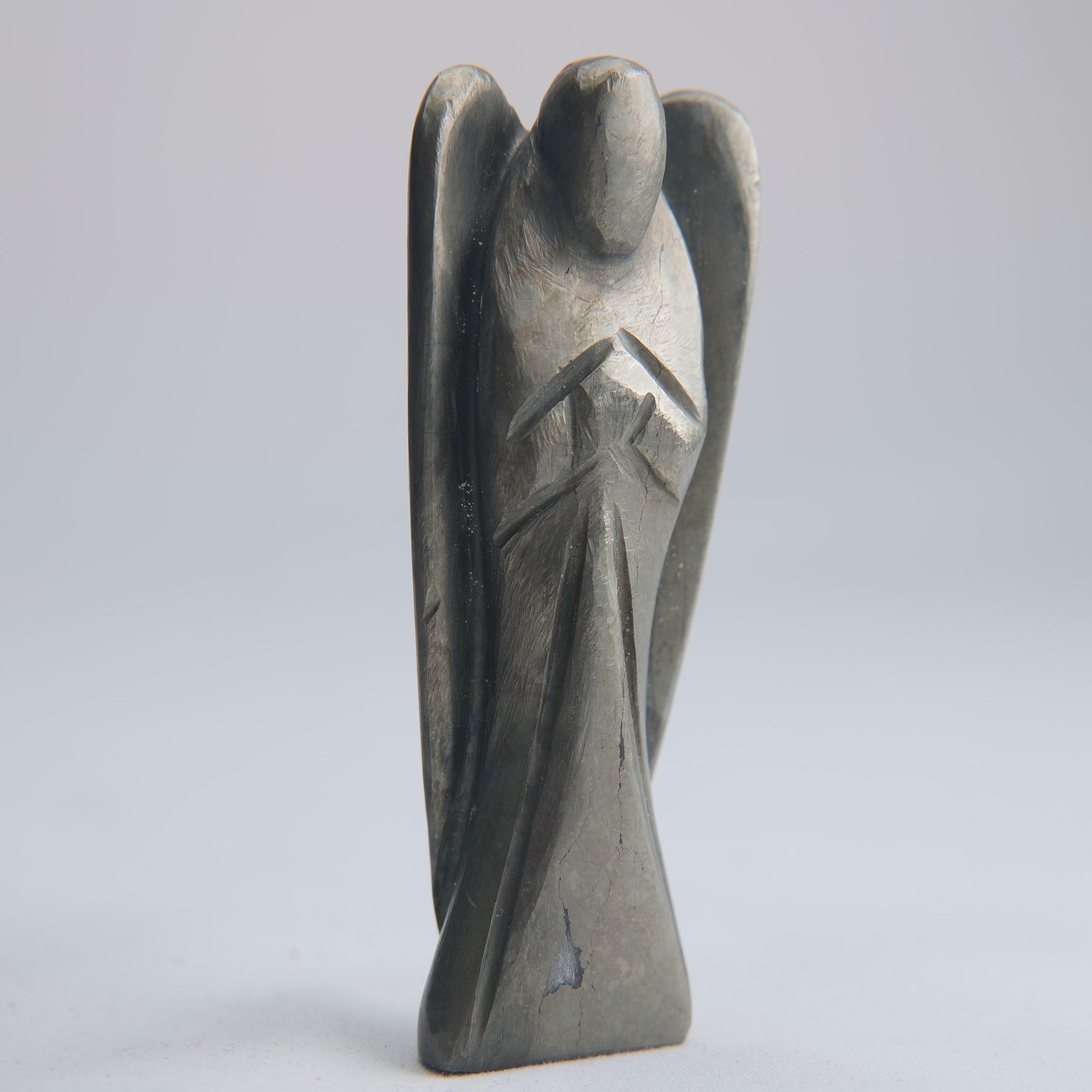 Pyrite Angel Sculpture 91g 80mm - Luna Panther