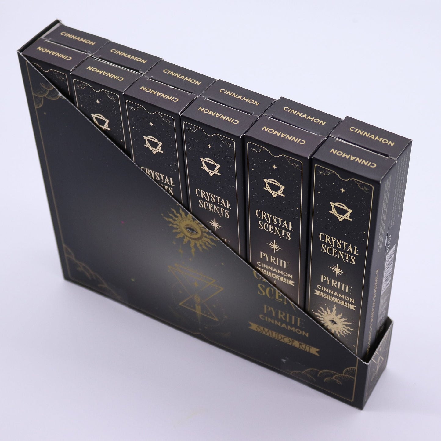 Pyrite Crystal Scents Smudge Incense - Cinnamon - Luna Panther