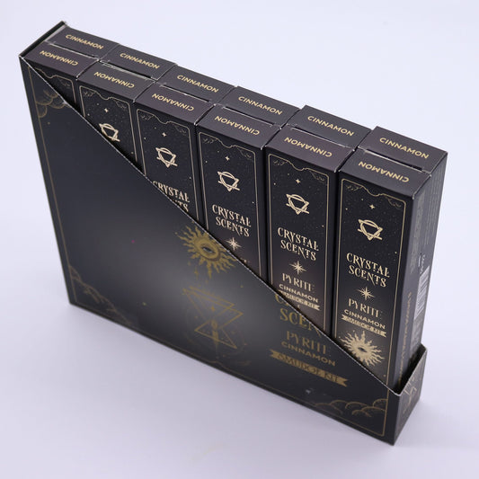 Pyrite Crystal Scents Smudge Incense - Cinnamon - Luna Panther