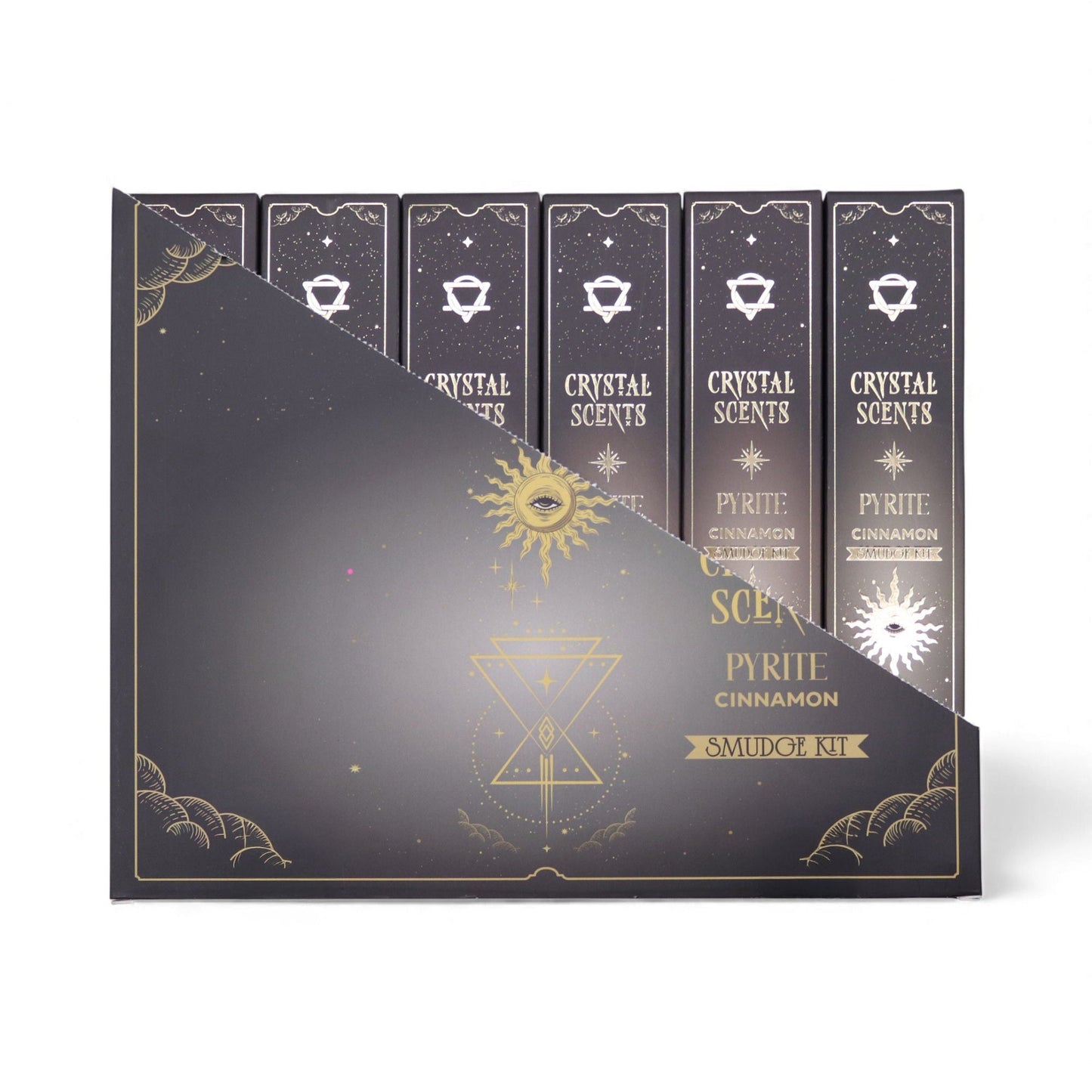 Pyrite Crystal Scents Smudge Incense - Cinnamon - Luna Panther