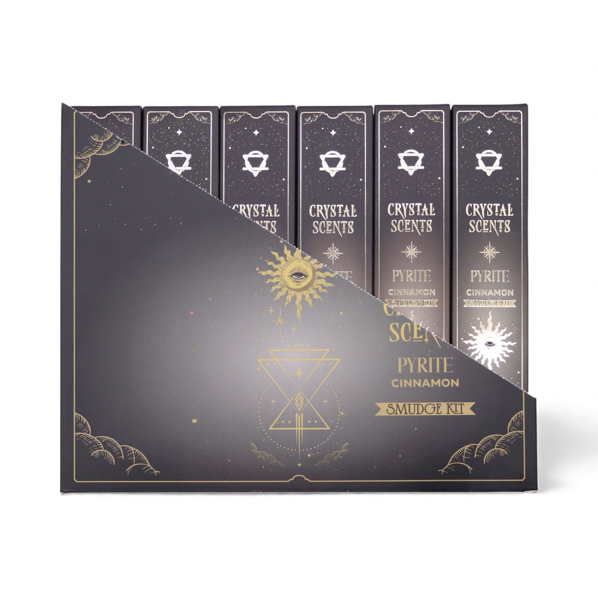 Pyrite Crystal Scents Smudge Incense - Cinnamon - Luna Panther