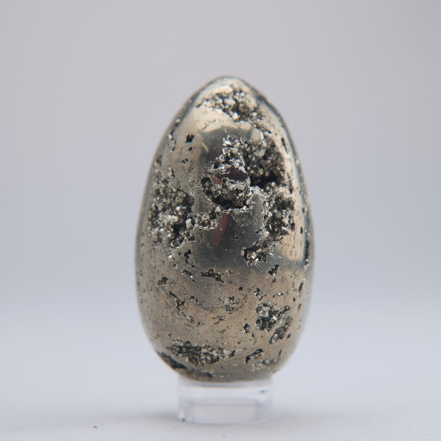 Pyrite Egg 110g 54mm - Luna Panther