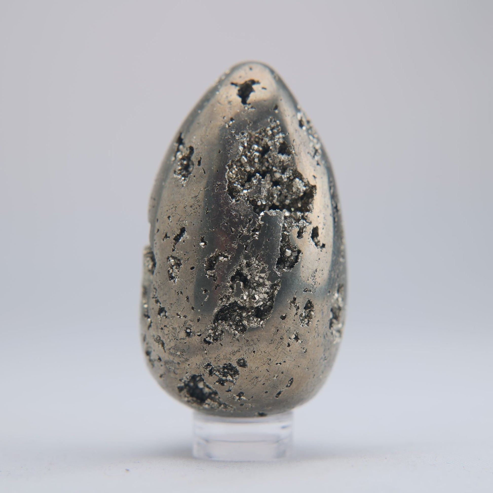 Pyrite Egg 137g 59mm - Luna Panther