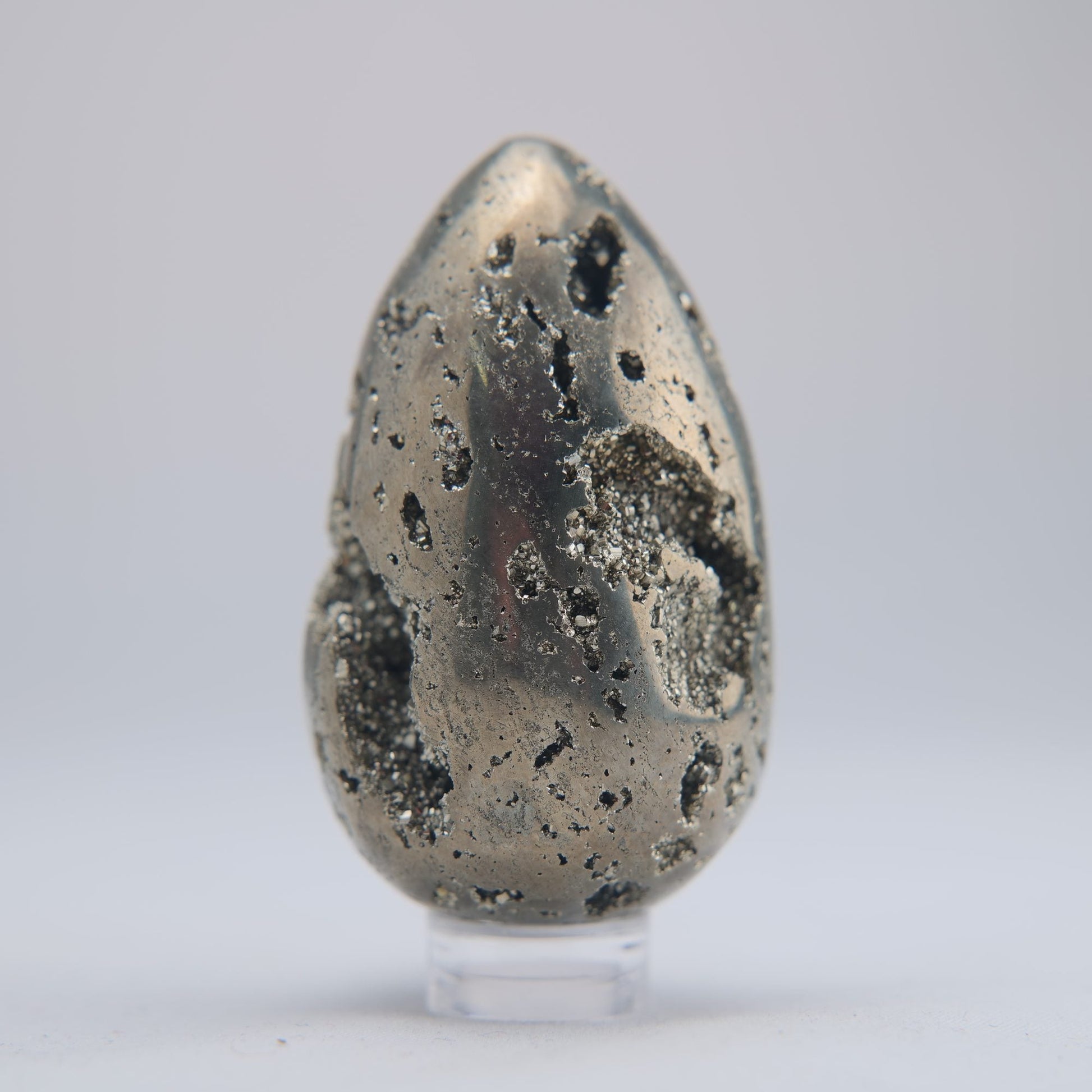 Pyrite Egg 137g 59mm - Luna Panther