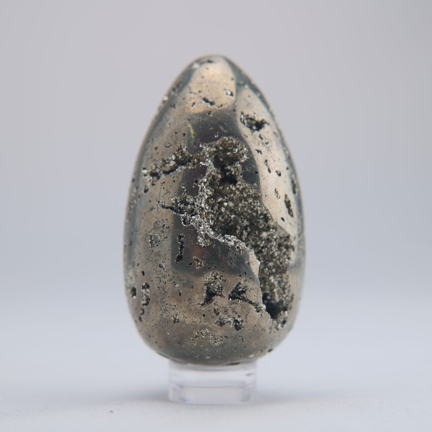Pyrite Egg 137g 59mm - Luna Panther