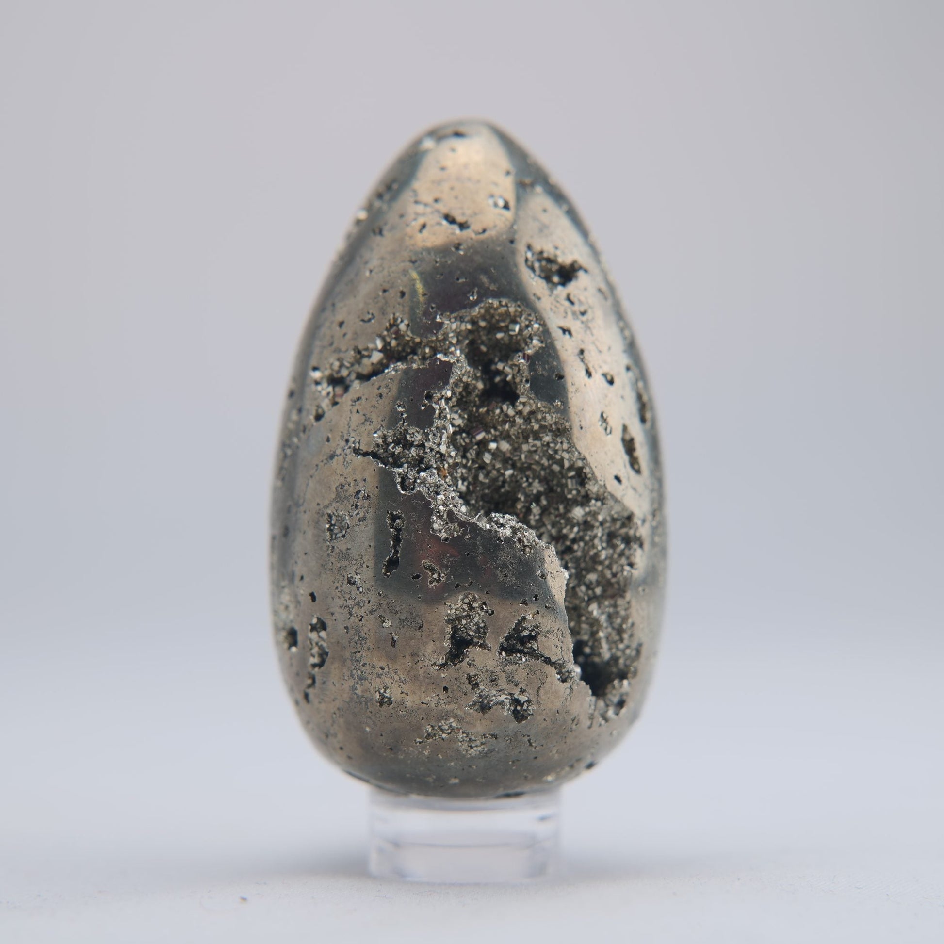 Pyrite Egg 137g 59mm - Luna Panther