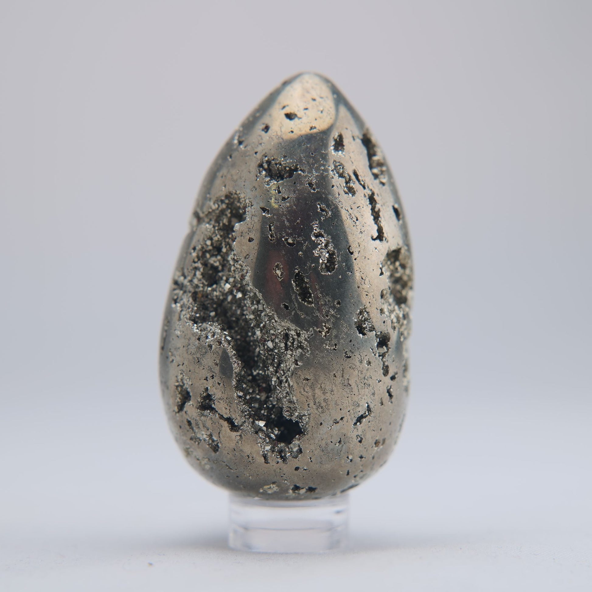 Pyrite Egg 137g 59mm - Luna Panther
