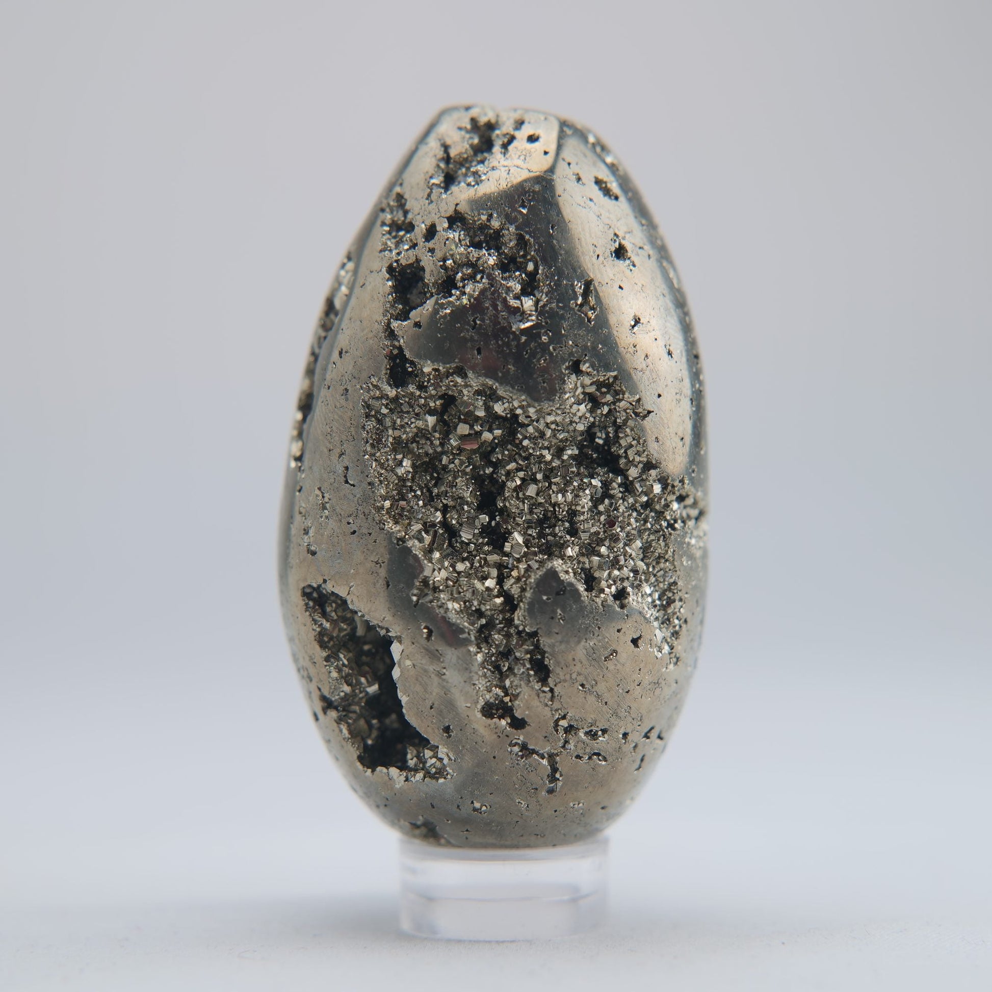 Pyrite Egg 140g 60mm - Luna Panther