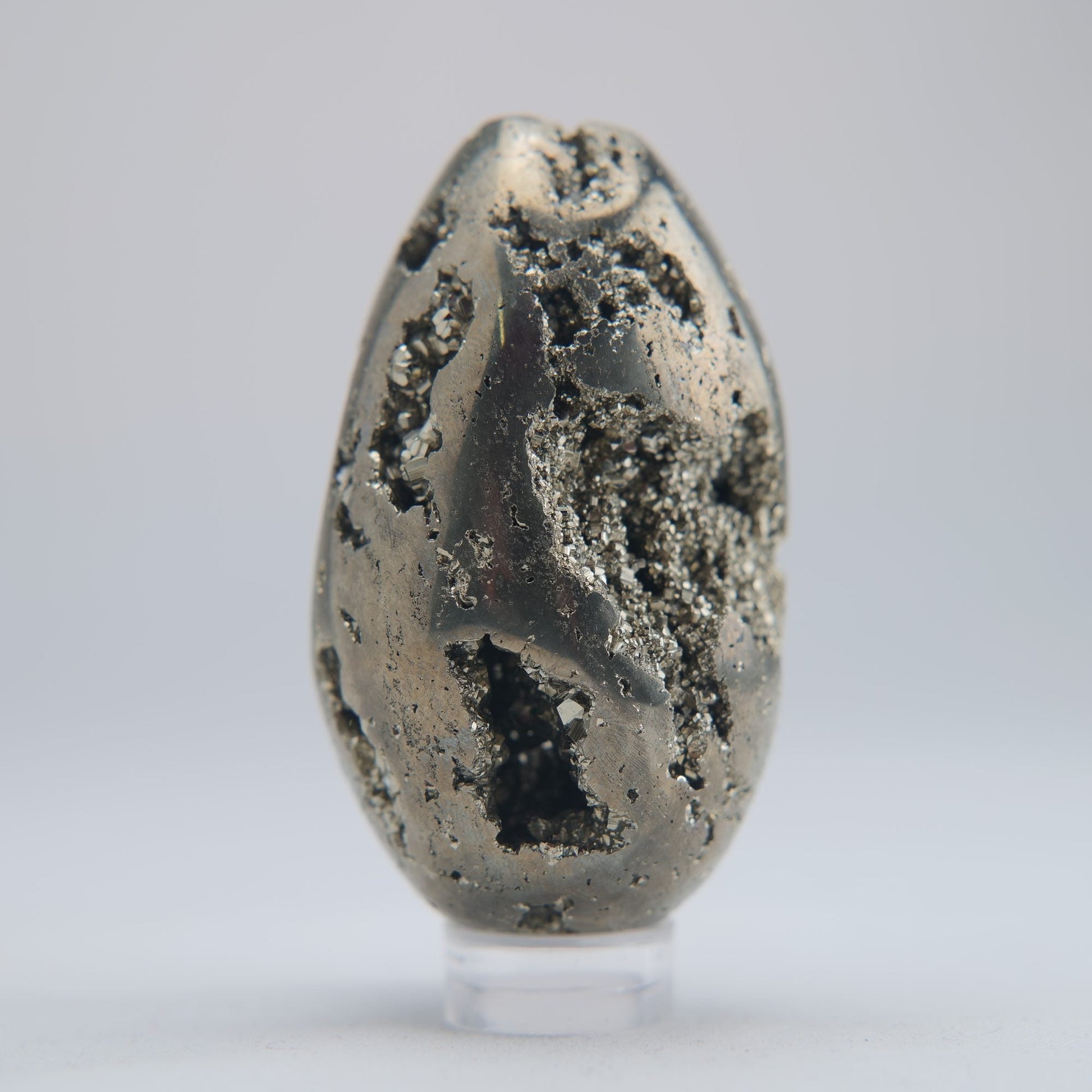 Pyrite Egg 140g 60mm - Luna Panther