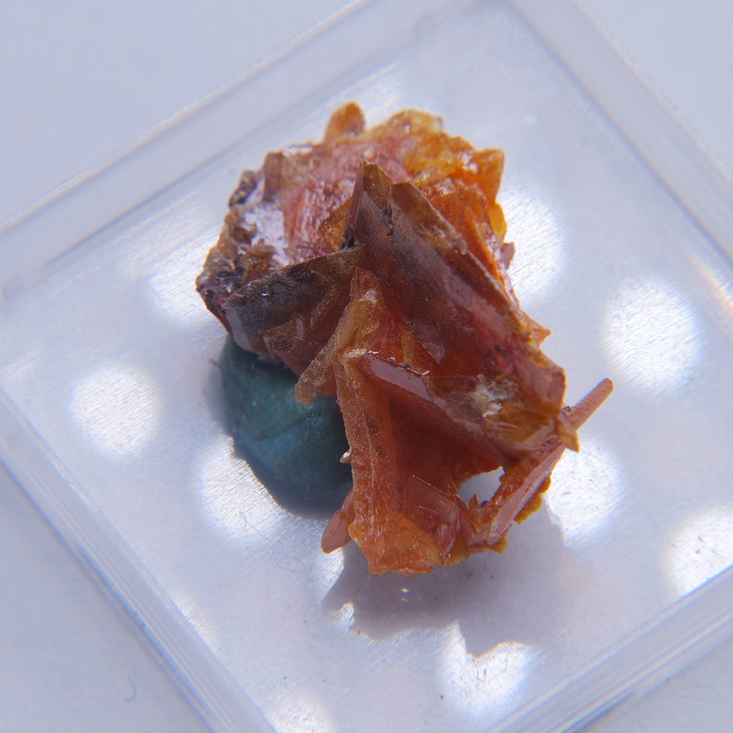 Orange Pyromorphite Mineral Specimen - 2.78g