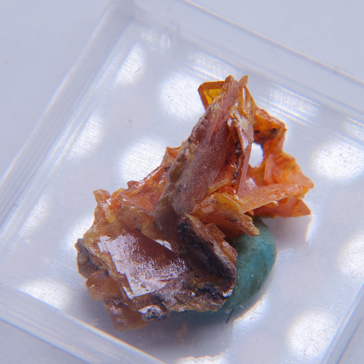 Orange Pyromorphite Mineral Specimen - 2.78g