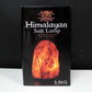 Polished Quality Natural Salt Lamp Base Apx 3 5Kg featuring natural patterning and unique variations - Luna Panther