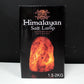 Polished Quality Salt Lamp Apx 15 2Kg featuring natural patterning and unique variations - Luna Panther