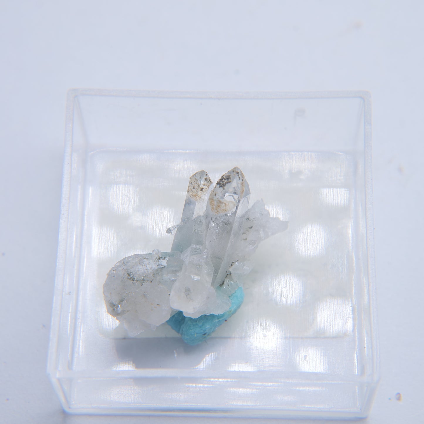 Quartz & Chlorite from St Christophe en Oisans, Isere, France - 10g