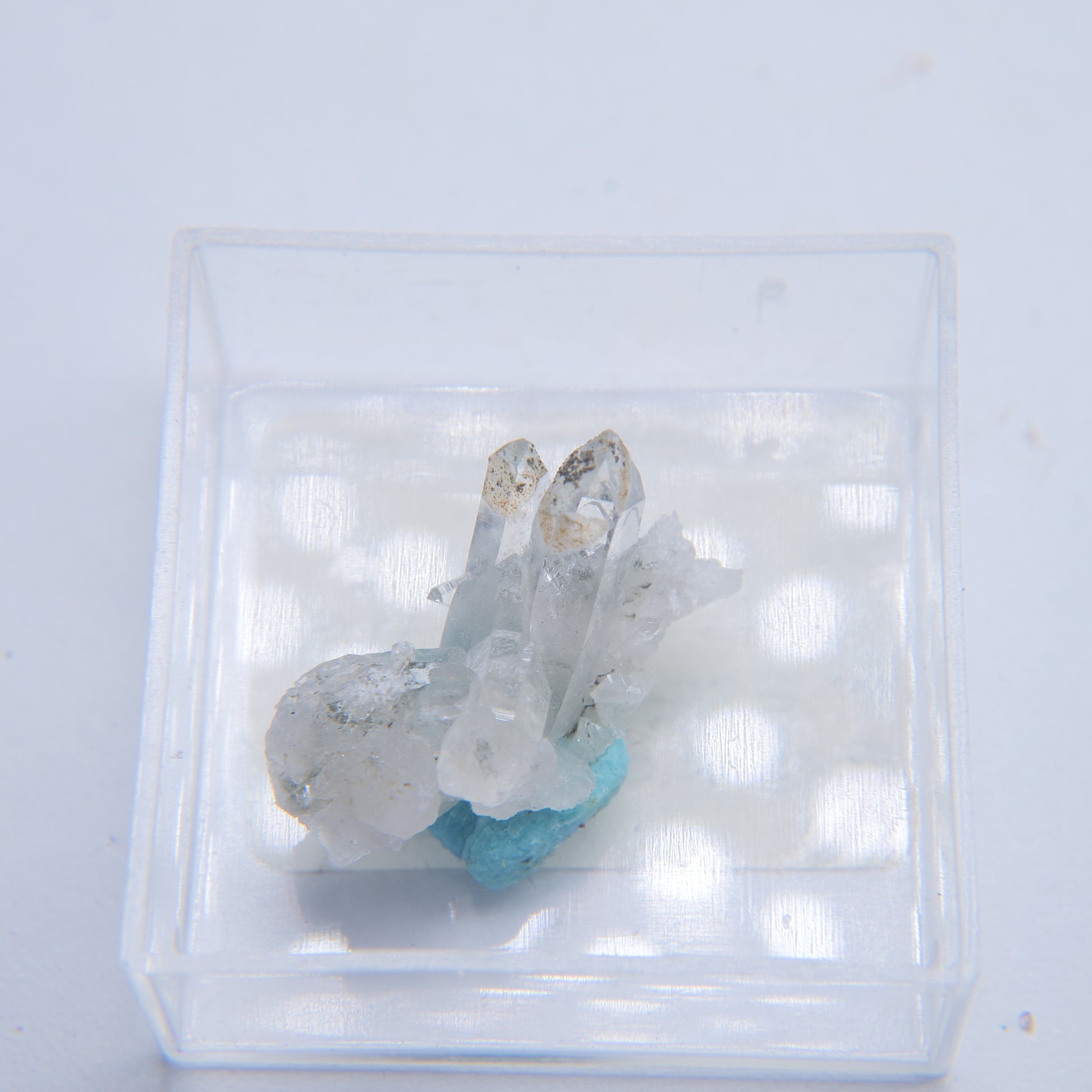 Quartz & Chlorite from St Christophe en Oisans, Isere, France - 10g
