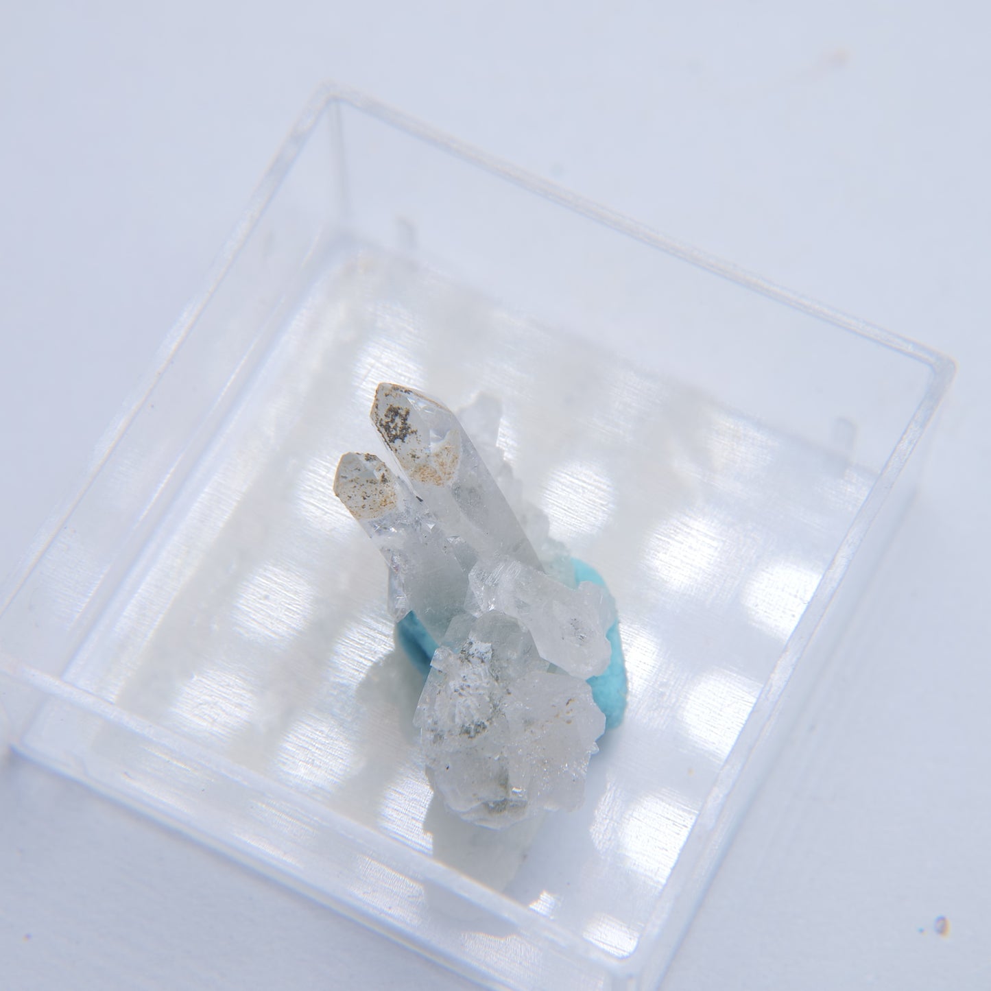 Quartz & Chlorite from St Christophe en Oisans, Isere, France - 10g